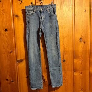 Classic Levi Blue Denim Jeans.  Size 32 X 34